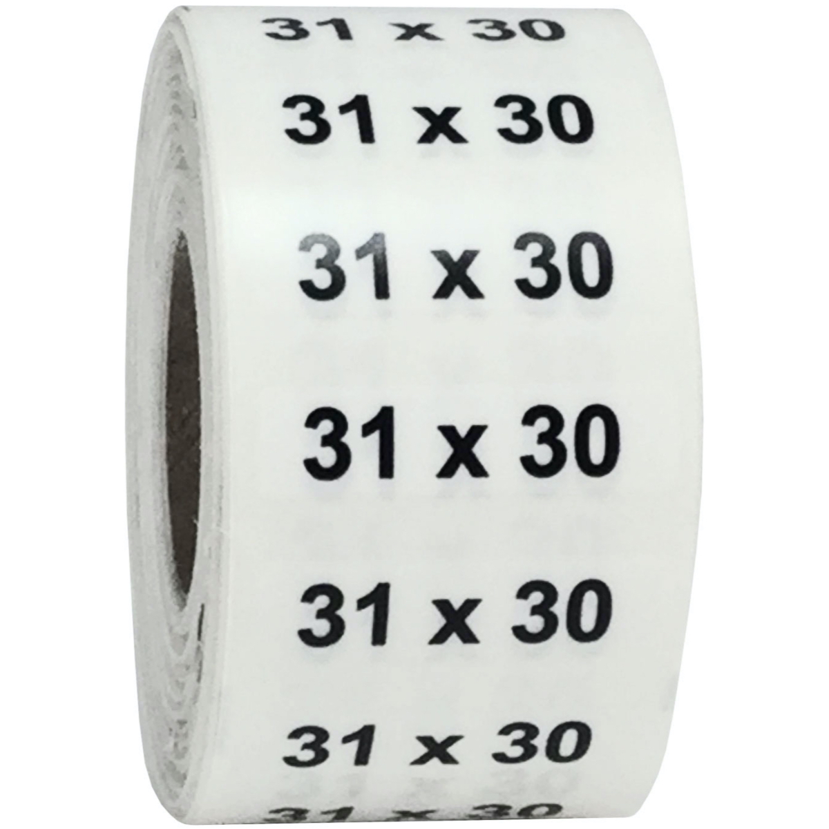 Ultra Clear Men's Hem/Inseam Pant Size Strips 1.25" x 5" QTY 125