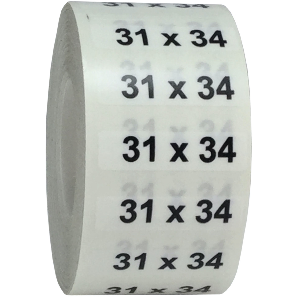 Ultra Clear Men's Hem/Inseam Pant Size Strips 1.25" x 5" QTY 125