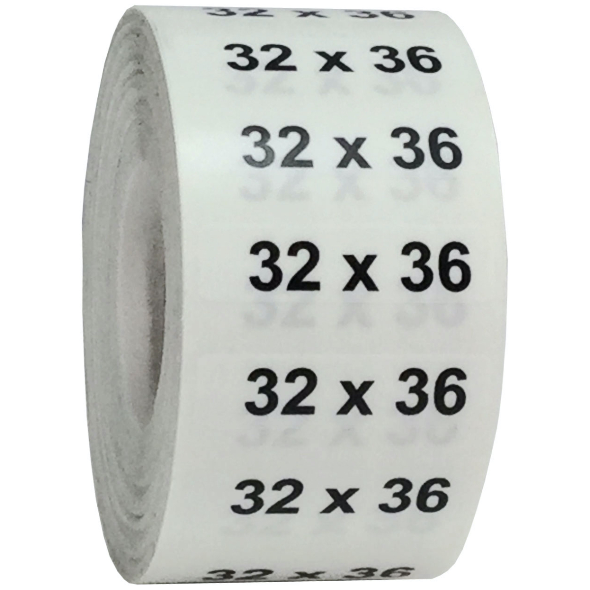 Ultra Clear Men's Hem/Inseam Pant Size Strips 1.25" x 5" QTY 125