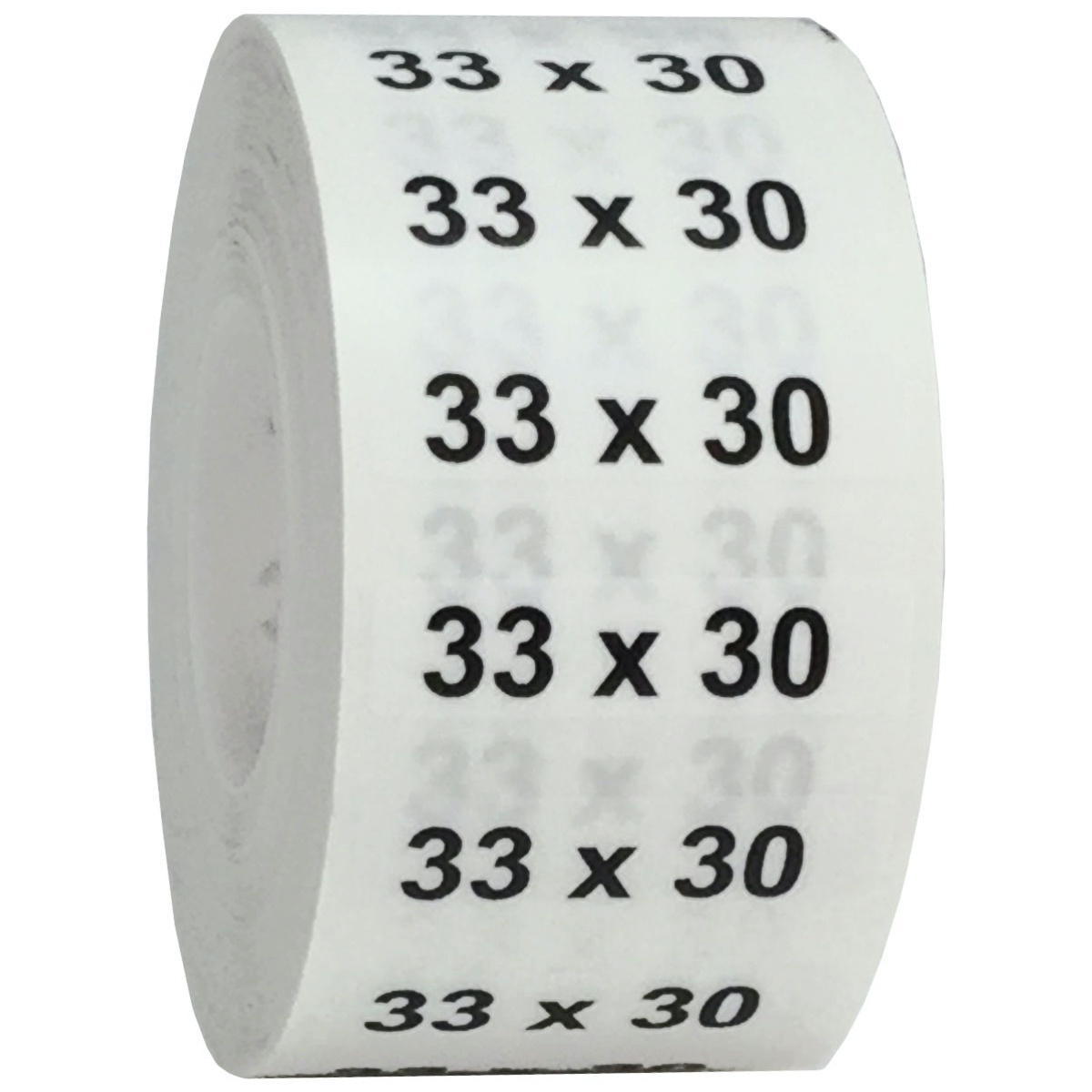 Ultra Clear Men's Hem/Inseam Pant Size Strips 1.25" x 5" QTY 125