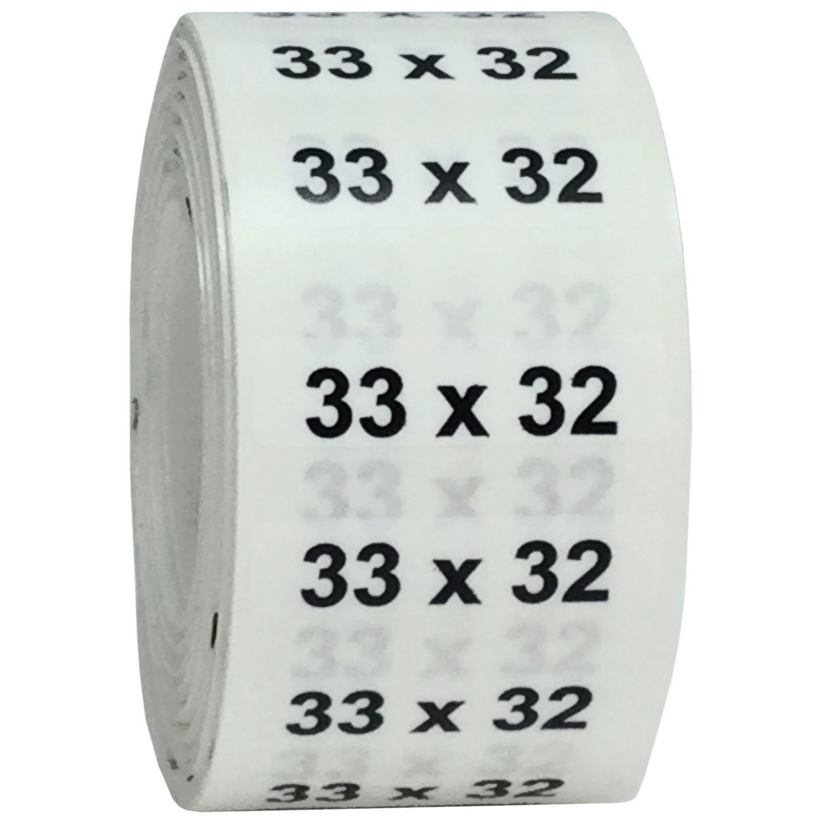 Ultra Clear Men's Hem/Inseam Pant Size Strips 1.25" x 5" QTY 125