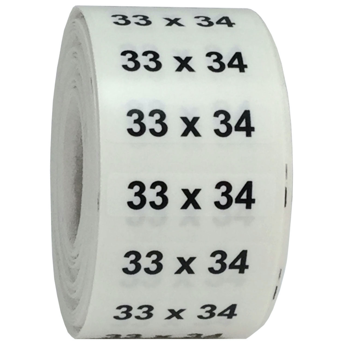 Ultra Clear Men's Hem/Inseam Pant Size Strips 1.25" x 5" QTY 125