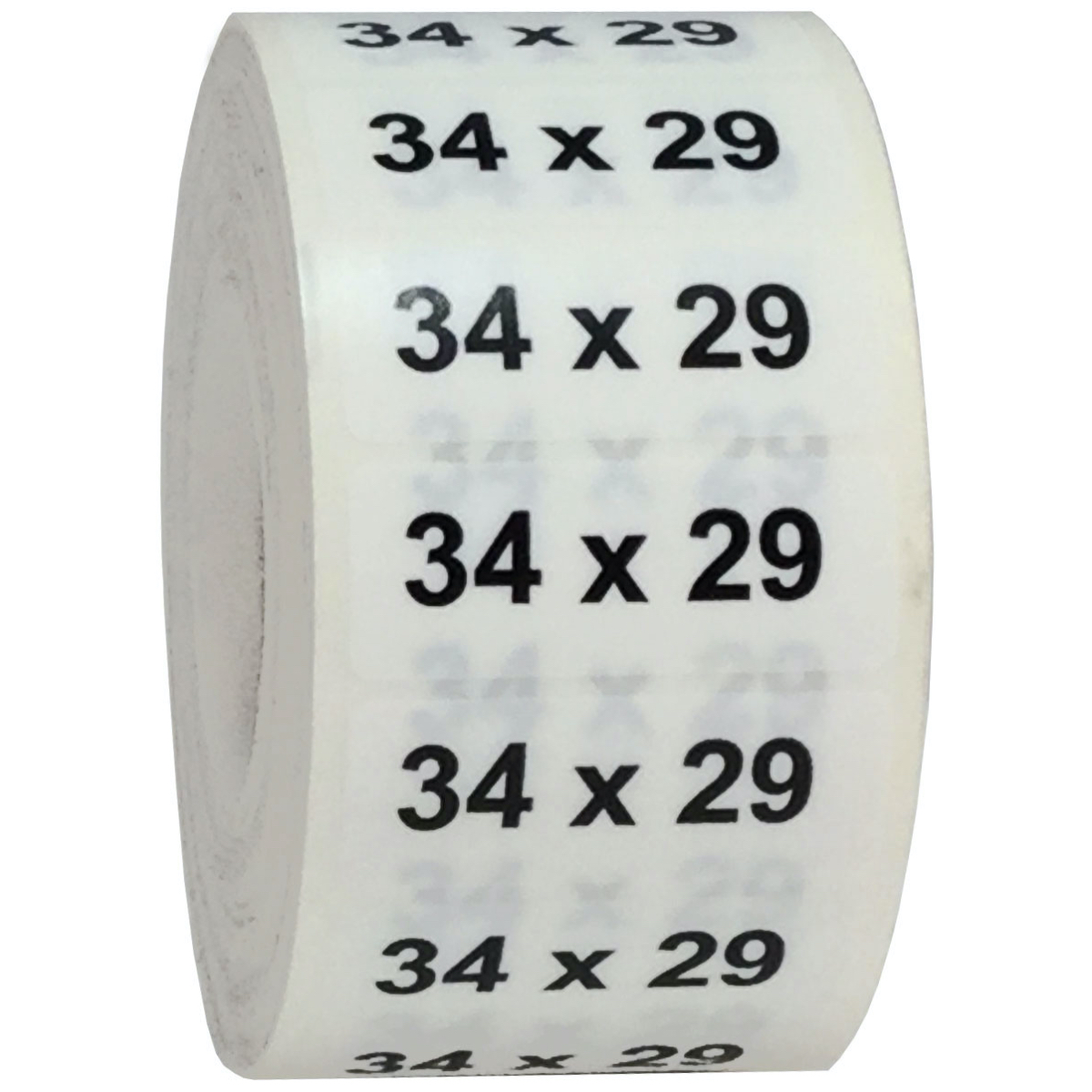 Ultra Clear Men's Hem/Inseam Pant Size Strips 1.25" x 5" QTY 125