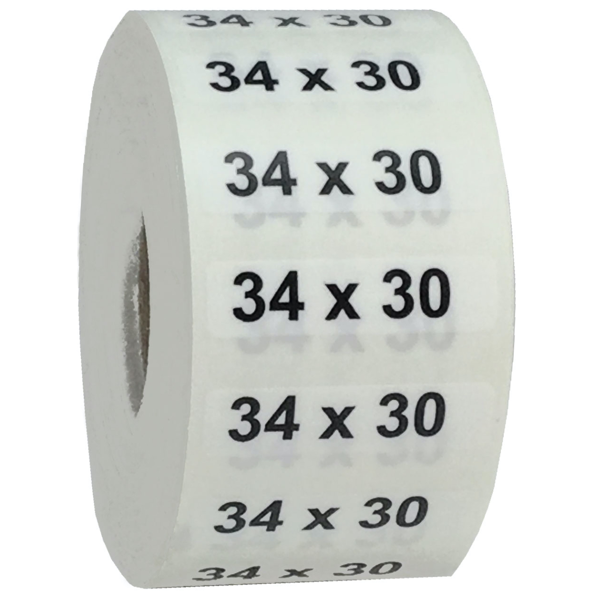 Ultra Clear Men's Hem/Inseam Pant Size Strips 1.25" x 5" QTY 125