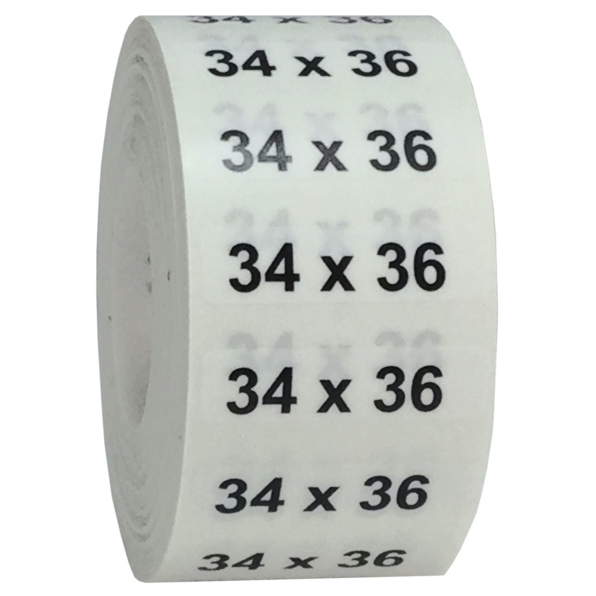 Ultra Clear Men's Hem/Inseam Pant Size Strips 1.25" x 5" QTY 125