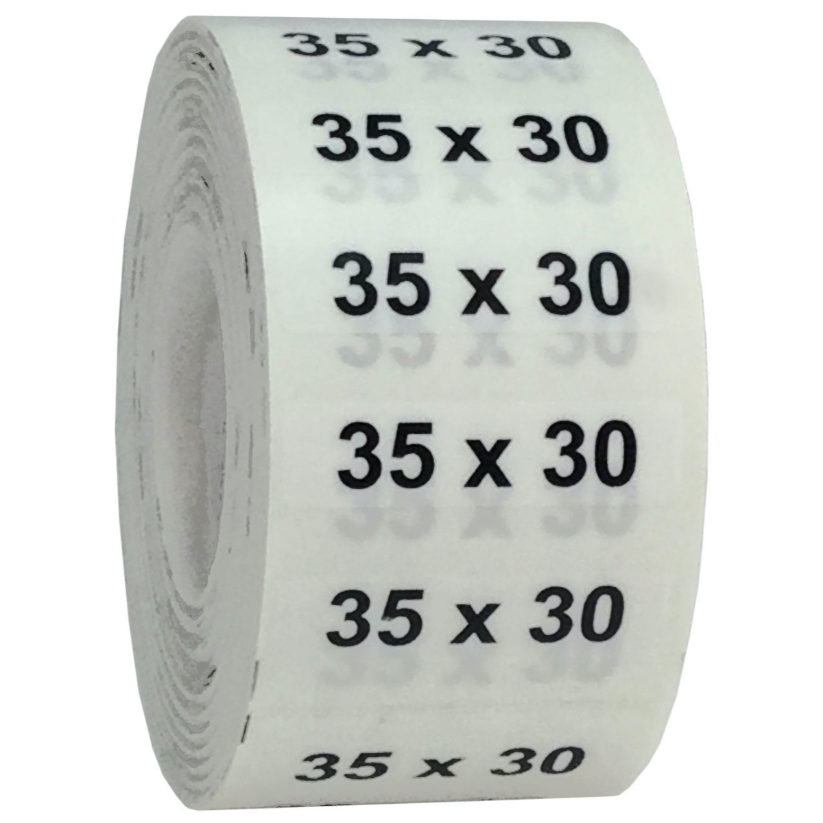 Ultra Clear Men's Hem/Inseam Pant Size Strips 1.25" x 5" QTY 125