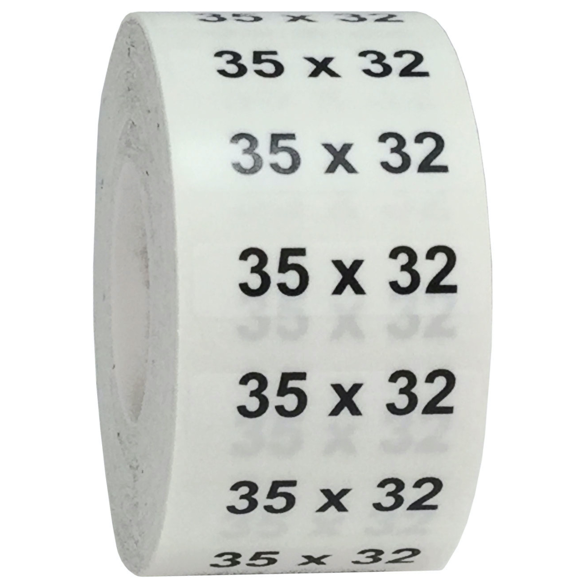 Ultra Clear Men's Hem/Inseam Pant Size Strips 1.25" x 5" QTY 125