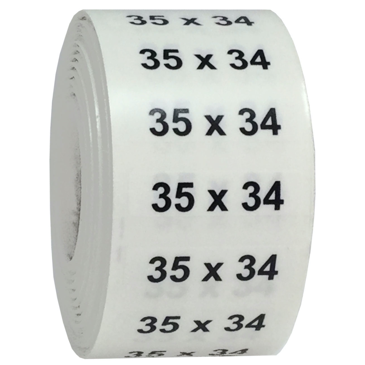 Ultra Clear Men's Hem/Inseam Pant Size Strips 1.25" x 5" QTY 125