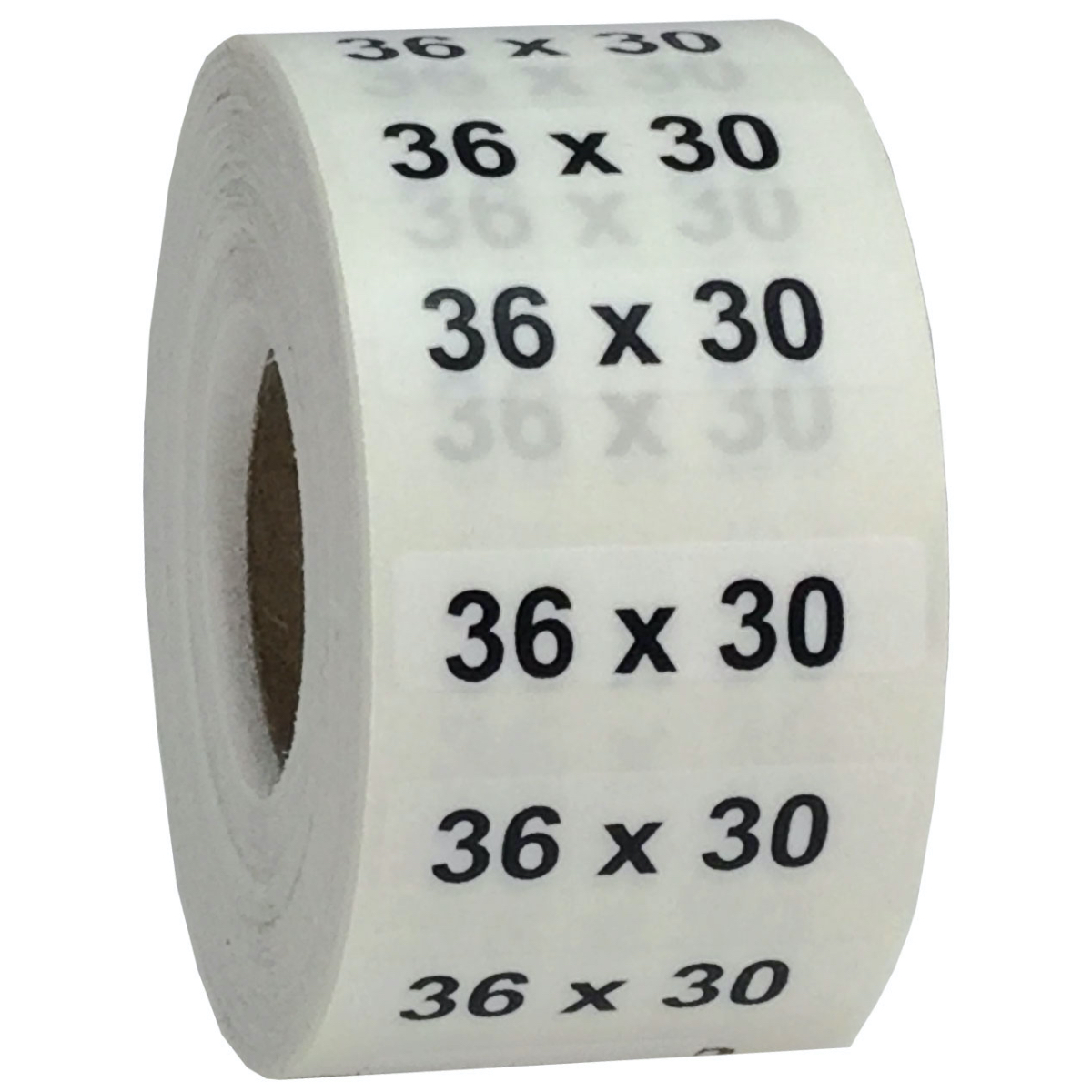 Ultra Clear Men's Hem/Inseam Pant Size Strips 1.25" x 5" QTY 125