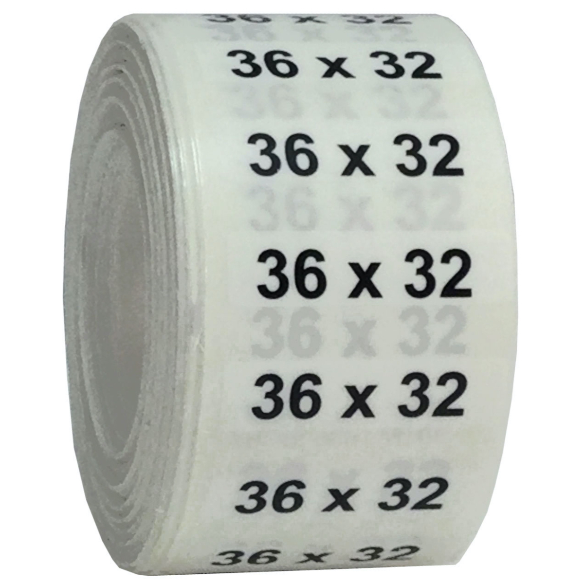 Ultra Clear Men's Hem/Inseam Pant Size Strips 1.25" x 5" QTY 125