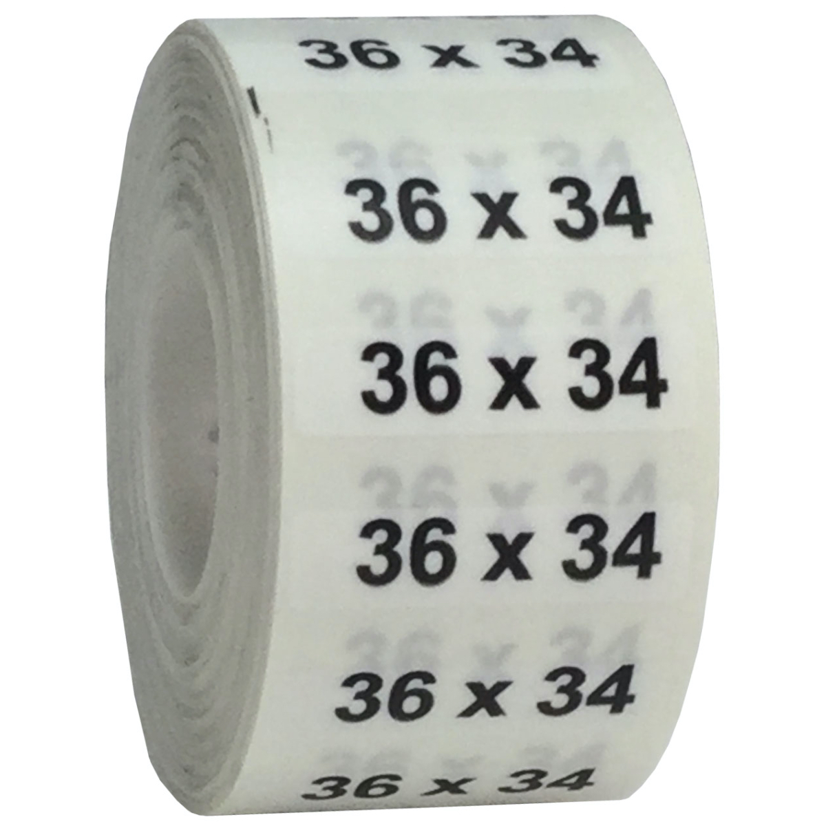 Ultra Clear Men's Hem/Inseam Pant Size Strips 1.25" x 5" QTY 125