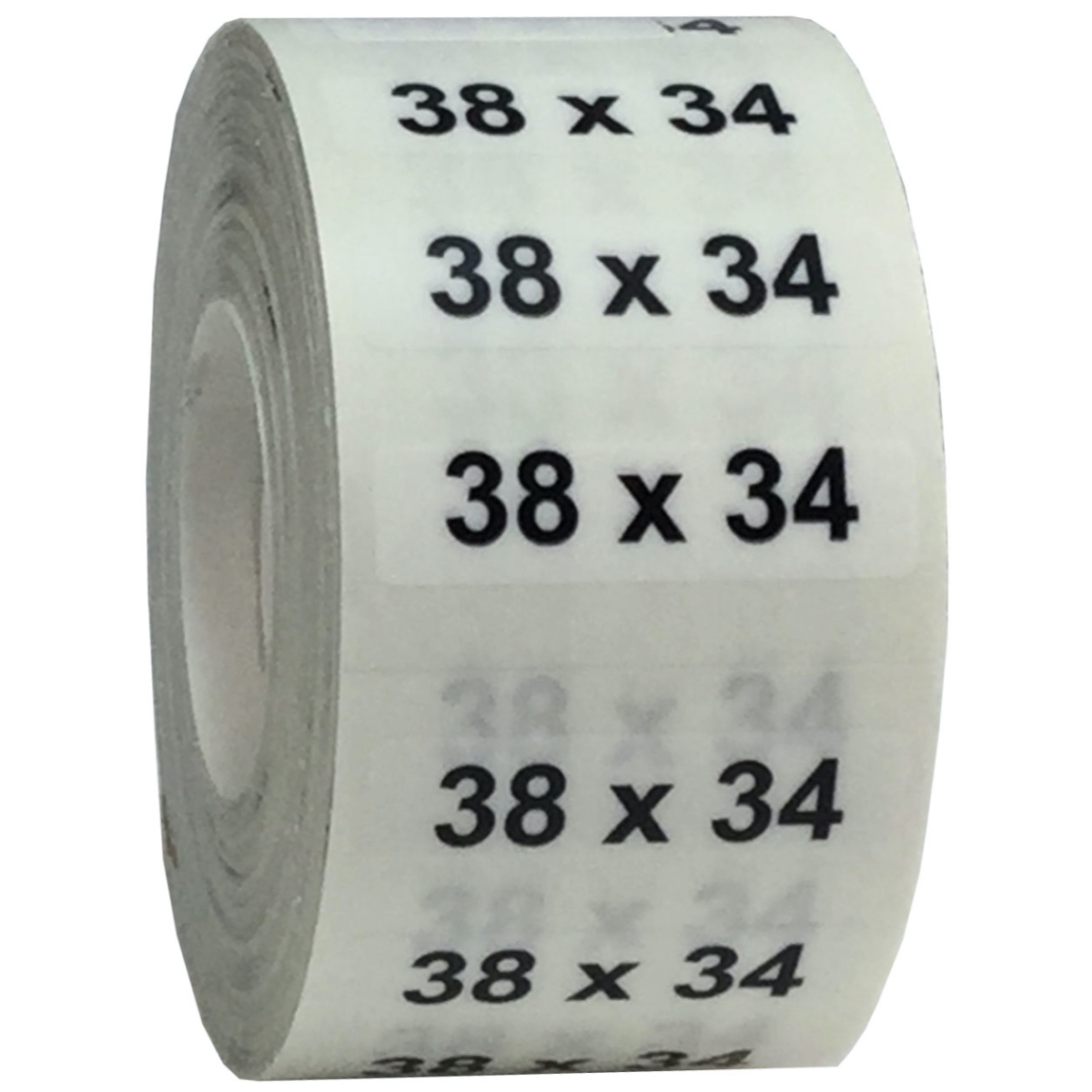 Ultra Clear Men's Hem/Inseam Pant Size Strips 1.25" x 5" QTY 125