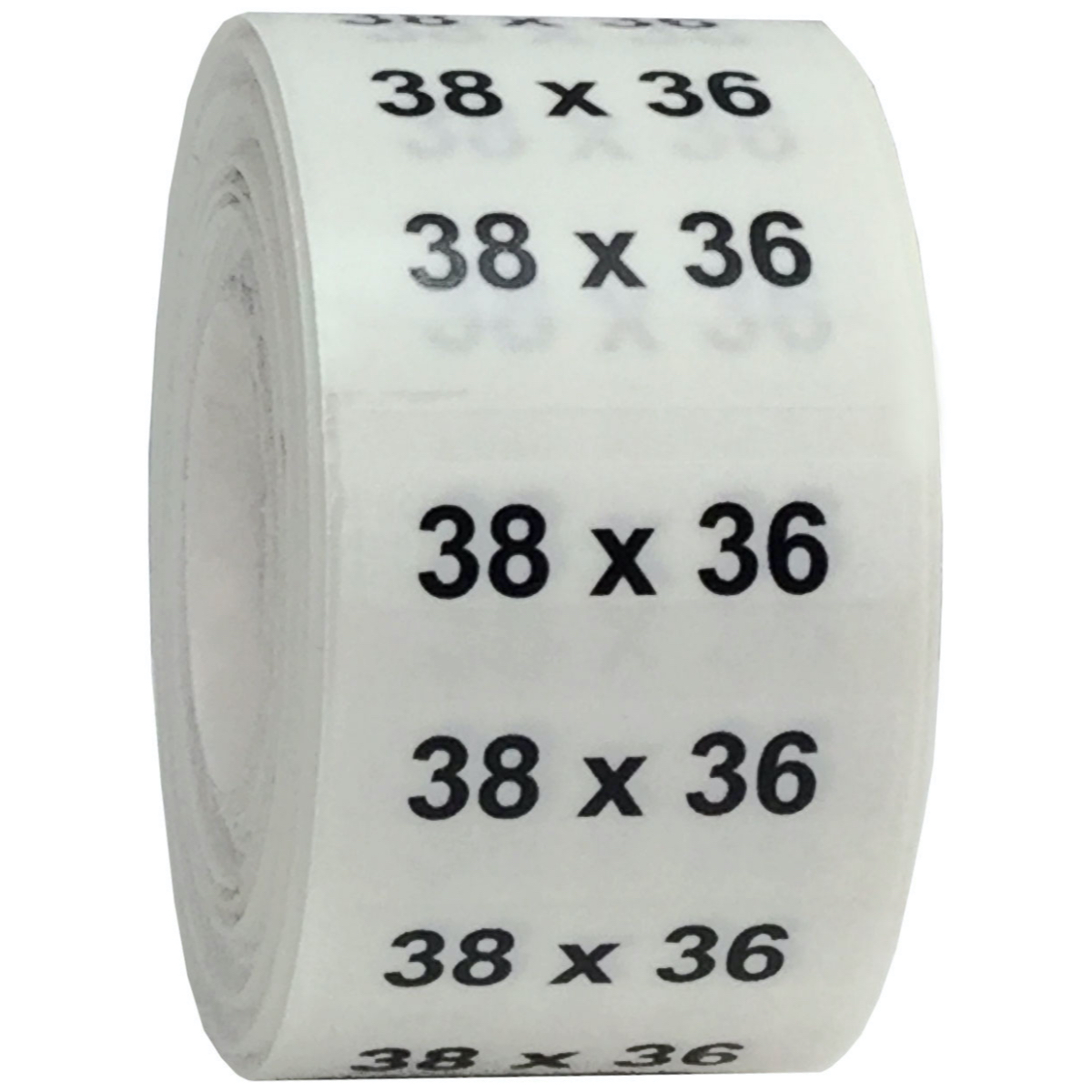 Ultra Clear Men's Hem/Inseam Pant Size Strips 1.25" x 5" QTY 125