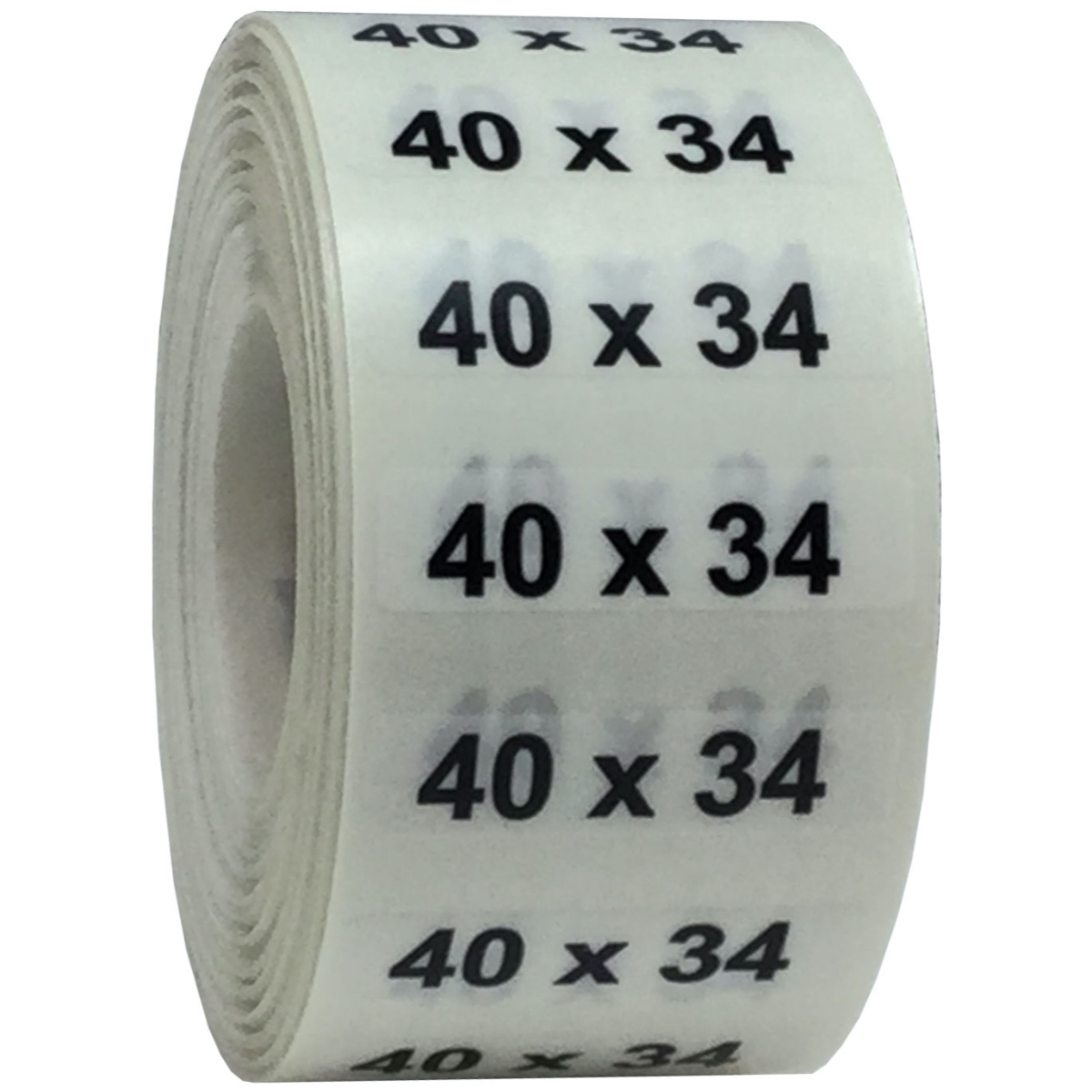 Ultra Clear Men's Hem/Inseam Pant Size Strips 1.25" x 5" QTY 125