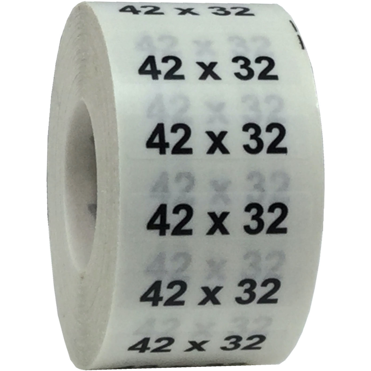 Ultra Clear Men's Hem/Inseam Pant Size Strips 1.25" x 5" QTY 125