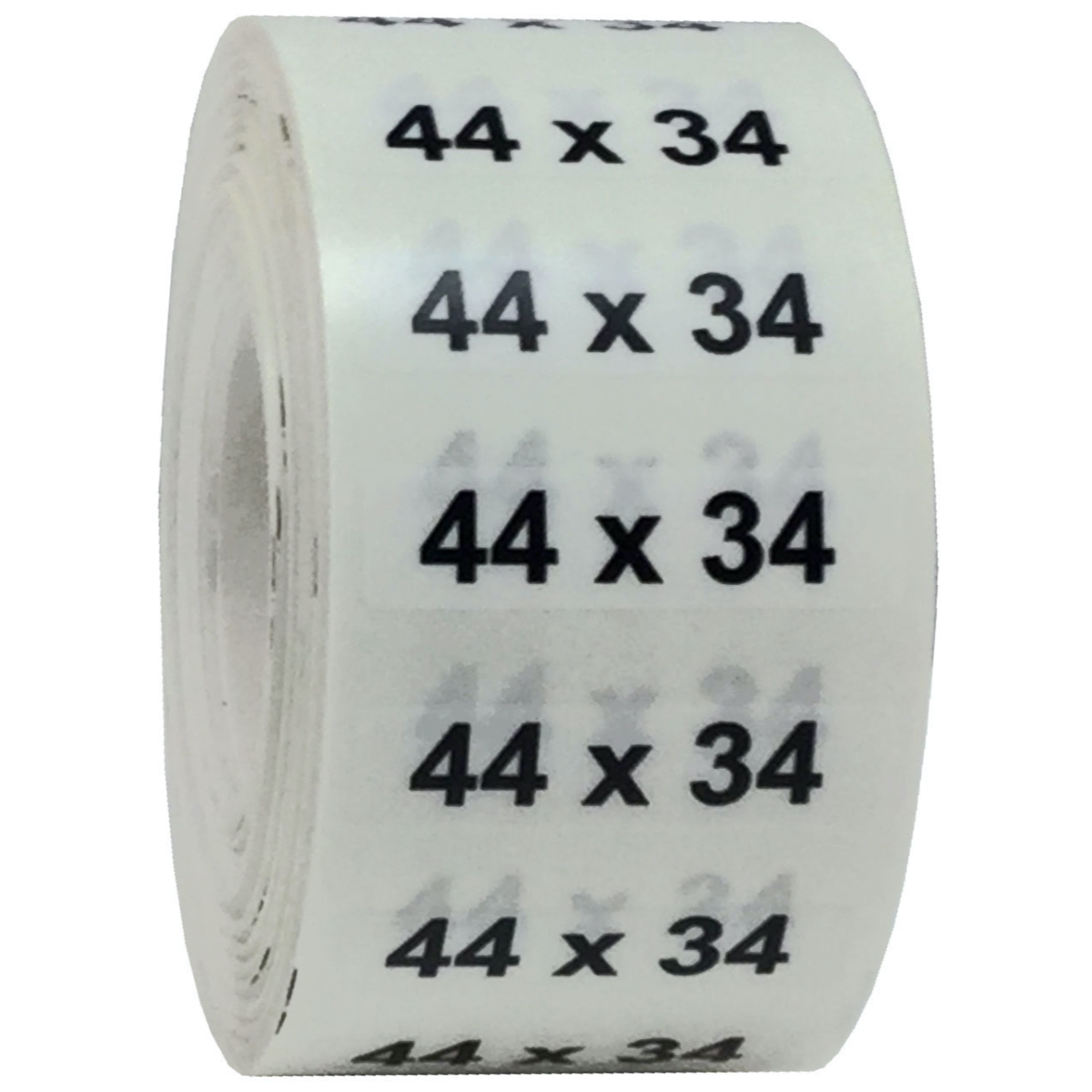 Ultra Clear Men's Hem/Inseam Pant Size Strips 1.25" x 5" QTY 125