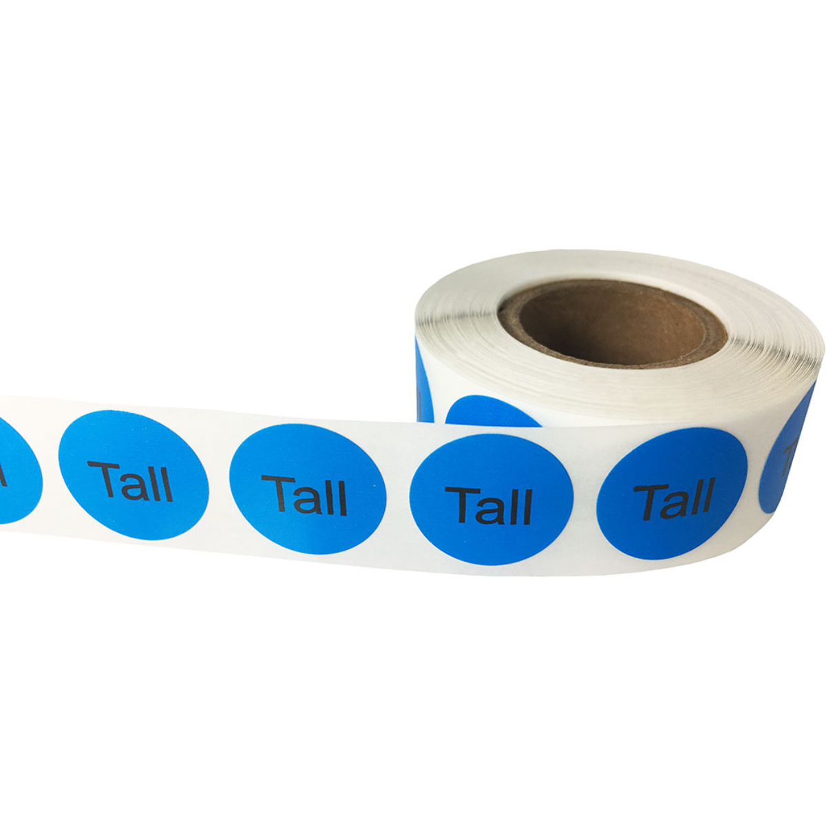 Colored Size Tall Round Standard Size Stickers for Shirts QTY 500 Colored Size Tall Round Standard Size Stickers for Shirts QTY 500