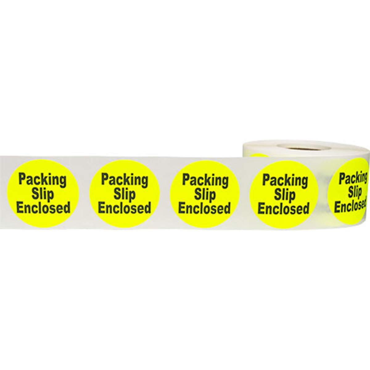 Fluorescent Yellow Packing Slip Enclosed Labels 1.5" QTY 500 Fluorescent Yellow Packing Slip Enclosed Labels 1.5" QTY 500