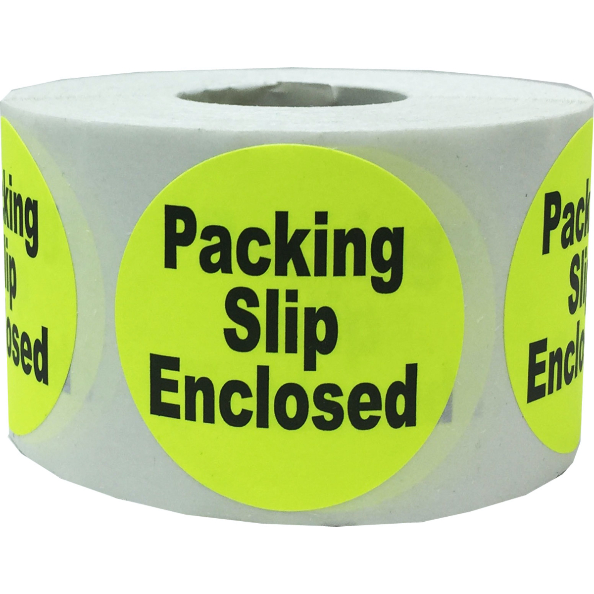 Fluorescent Yellow Packing Slip Enclosed Labels 1.5" QTY 500 Fluorescent Yellow Packing Slip Enclosed Labels 1.5" QTY 500