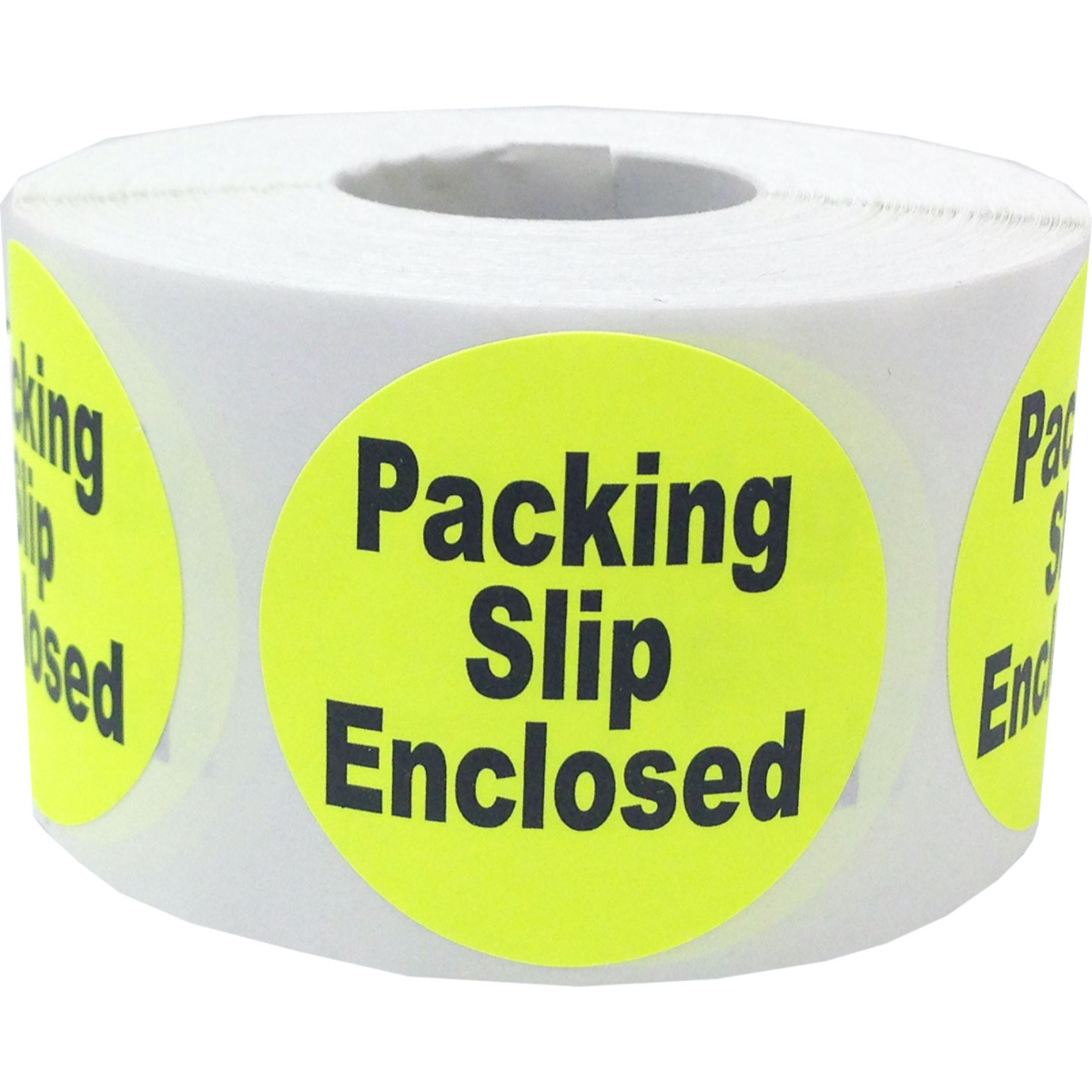 Fluorescent Yellow Packing Slip Enclosed Labels 1.5" QTY 500 Fluorescent Yellow Packing Slip Enclosed Labels 1.5" QTY 500