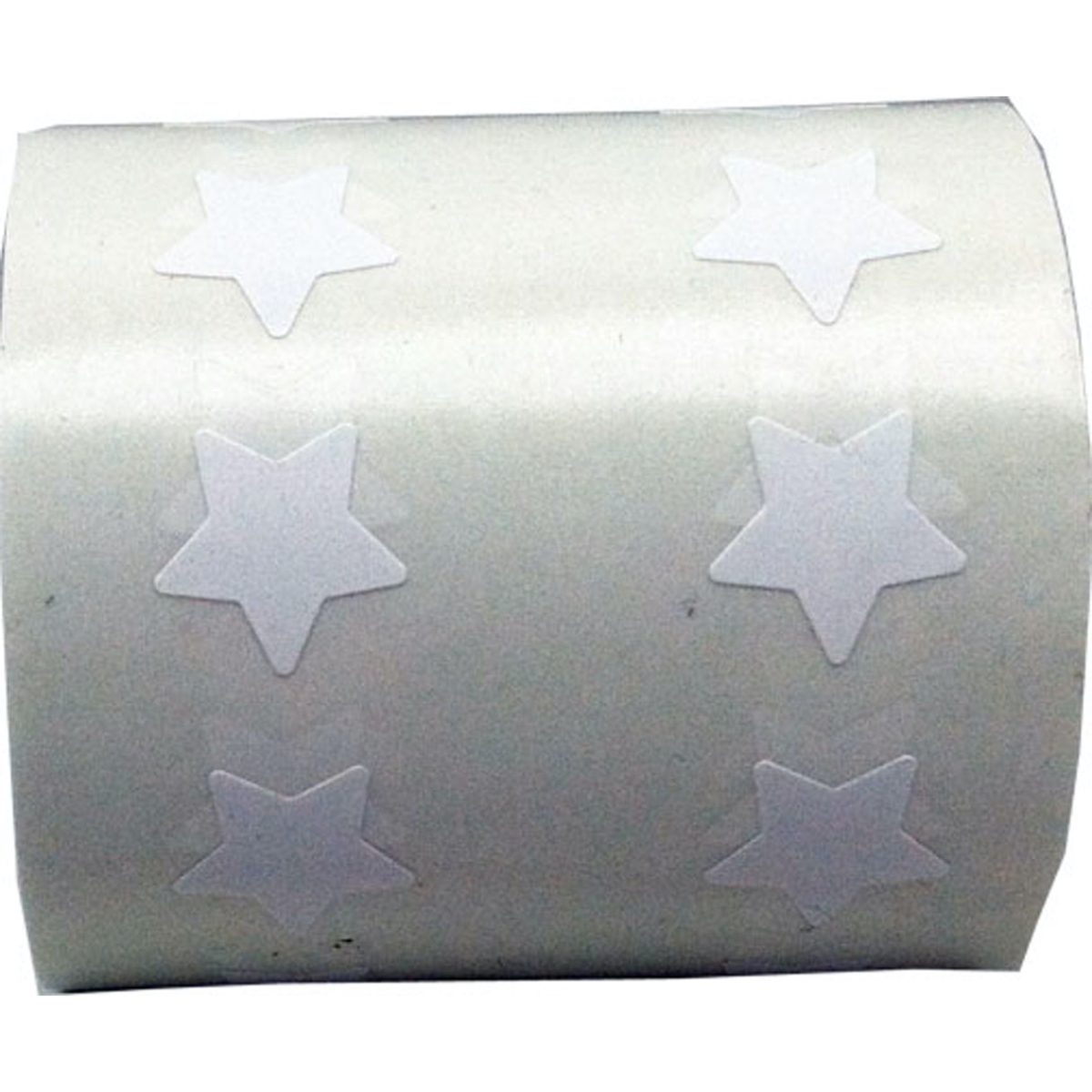 Small White Star Stickers 1/2" Inch QTY 1,000