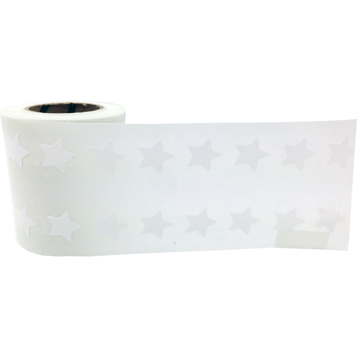 Small White Star Stickers 1/2" Inch QTY 1,000