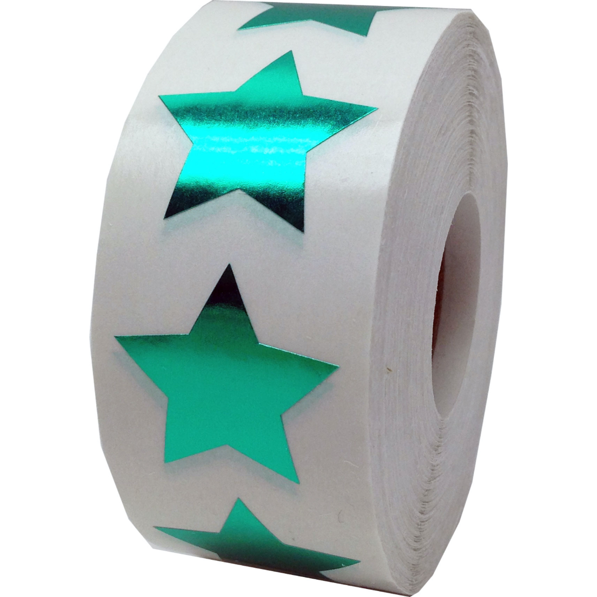Metallic Green Star Stickers 1" QTY 500 Metallic Green Star Stickers 1" QTY 500