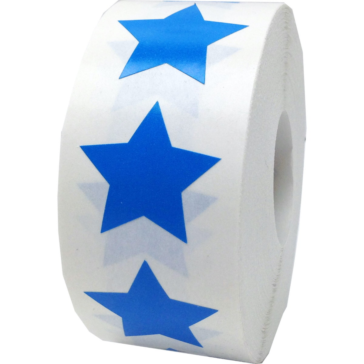 Blue Star Stickers 1" QTY 500 Blue Star Stickers 1" QTY 500
