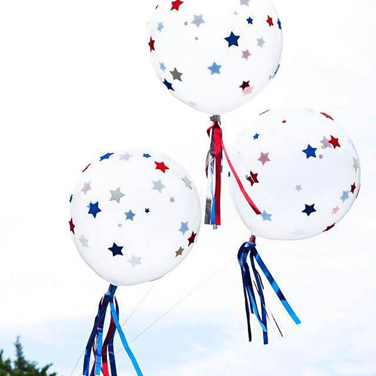 White Star Stickers 1" QTY 500 White Star Stickers 1" QTY 500