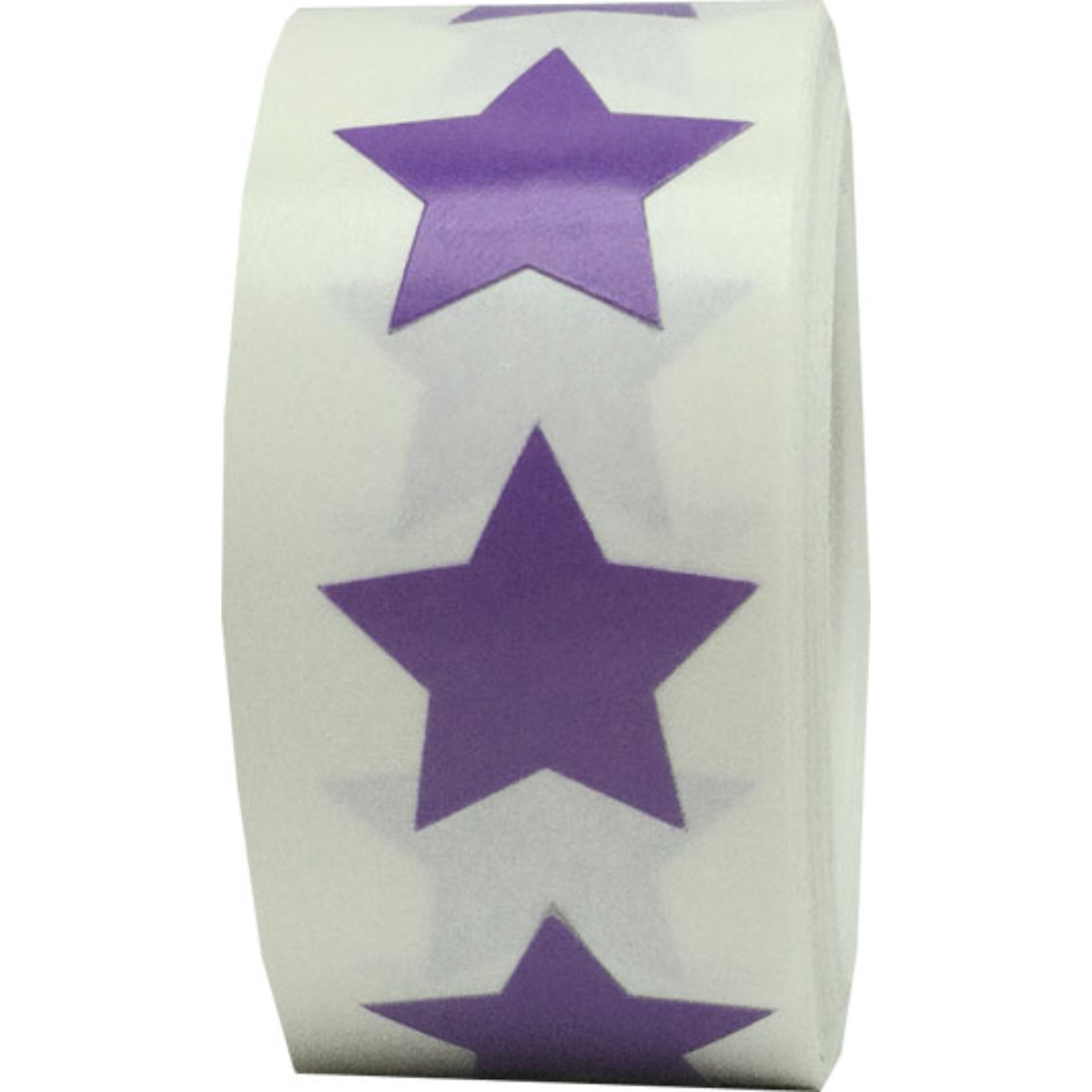 Purple Star Stickers 1" QTY 500 Purple Star Stickers 1" QTY 500