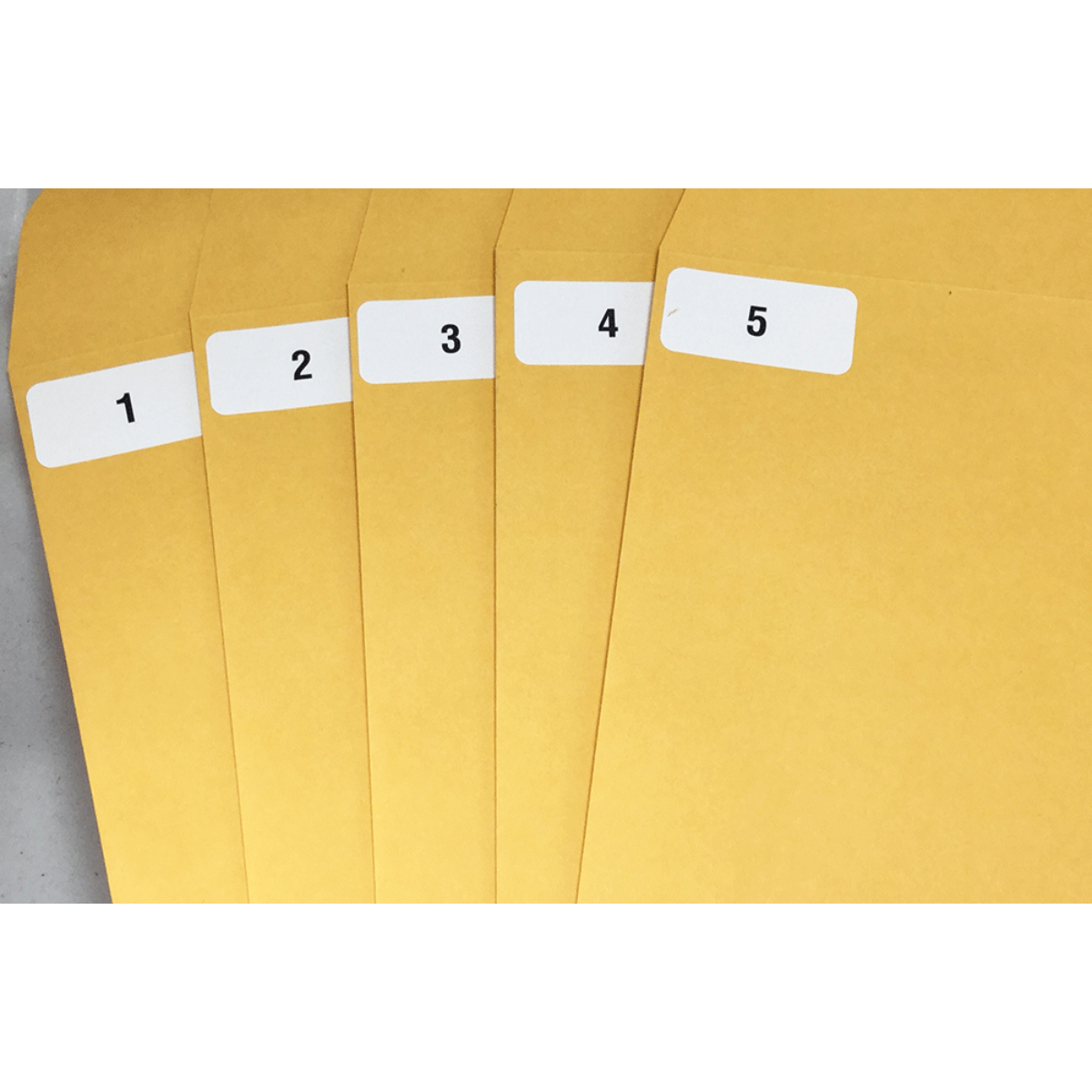 1 - 1,000 Consecutive Number Labels | .75" x 1.5" Shape 1 - 1,000 Consecutive Number Labels | .75" x 1.5" Shape
