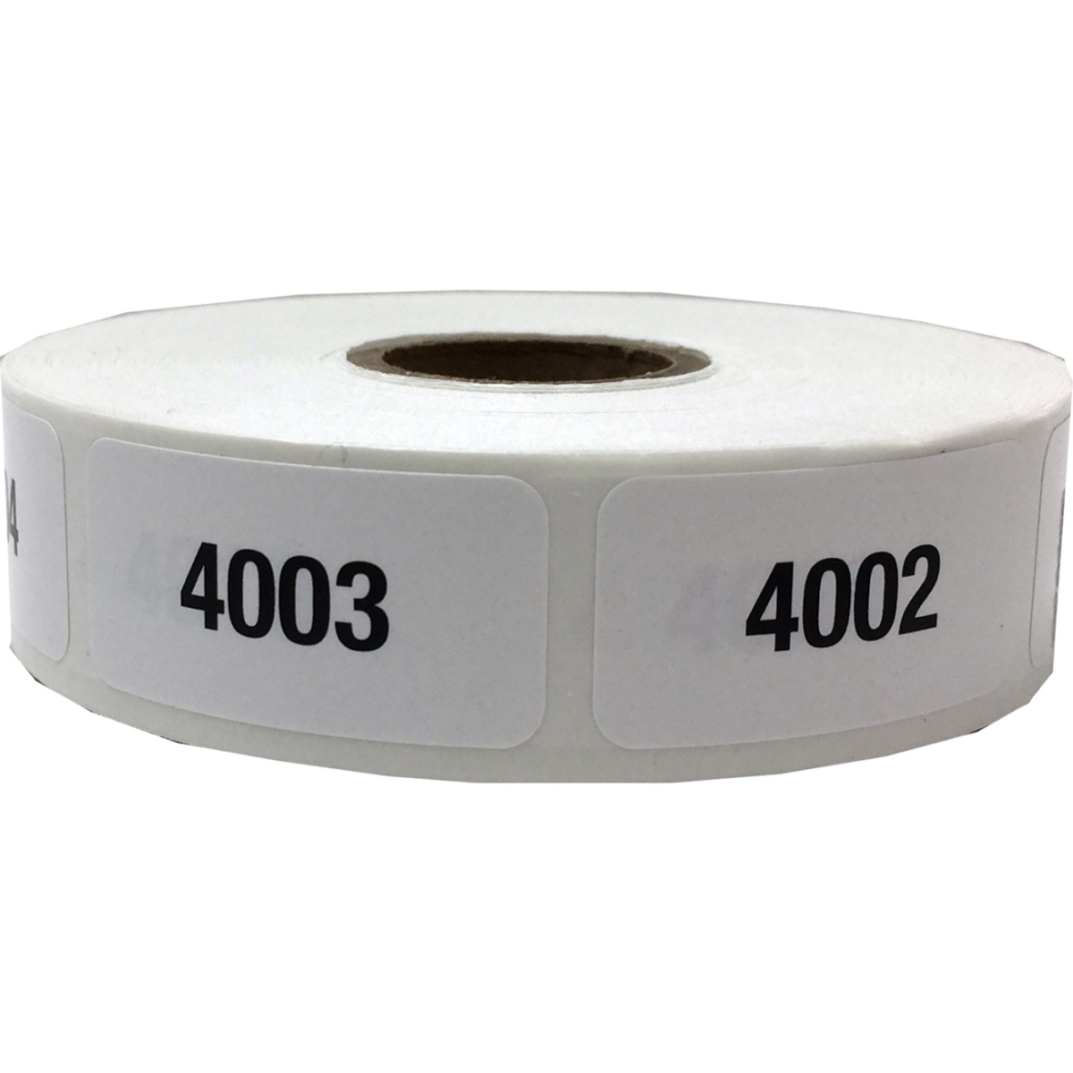 4,001 - 5,000 Consecutive Number Labels | .75" x 1.5" Shape