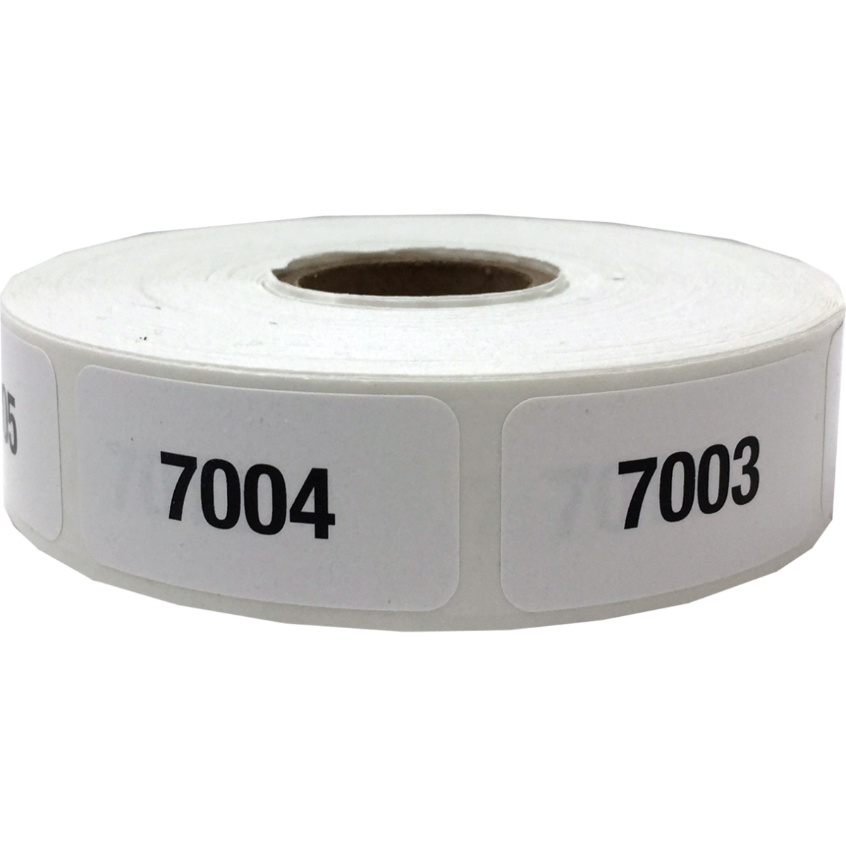 7,001 - 8,000 Consecutive Number Labels | .75" x 1.5" Shape
