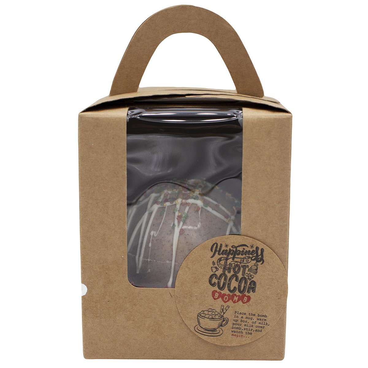 Hot Cocoa Bomb Labels Instructions Blue Design QTY 50 Hot Cocoa Bomb Labels Instructions Blue Design QTY 50