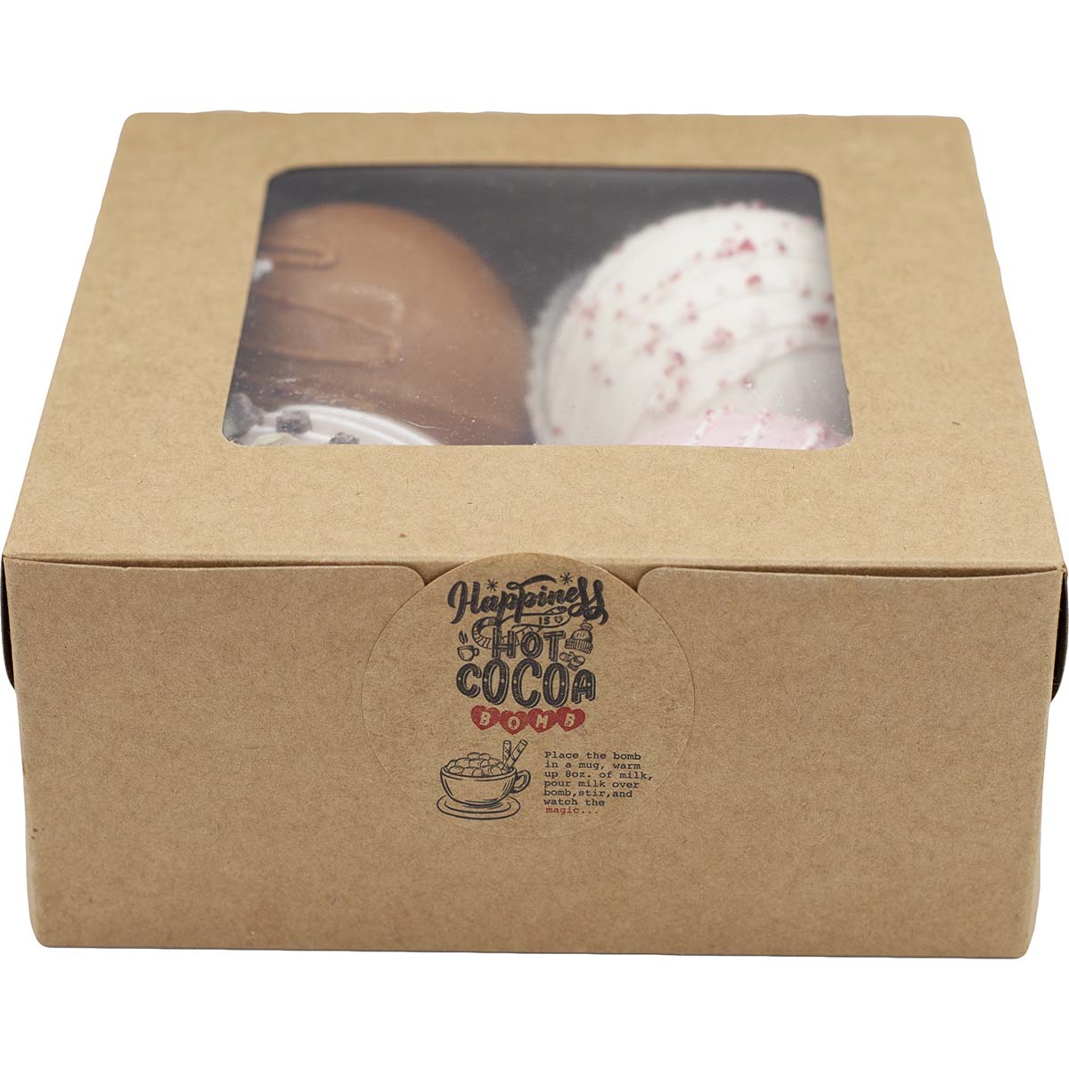 Hot Cocoa Bomb Labels Instructions Blue Design QTY 50 Hot Cocoa Bomb Labels Instructions Blue Design QTY 50