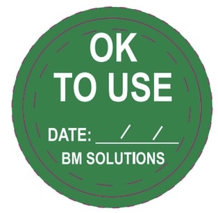 DL Custom | BM Solutions | OK to USE Date | 1.5" Circle | 10,000 | REORDER DL Custom | BM Solutions | OK to USE Date | 1.5" Circle | 10,000 | REORDER