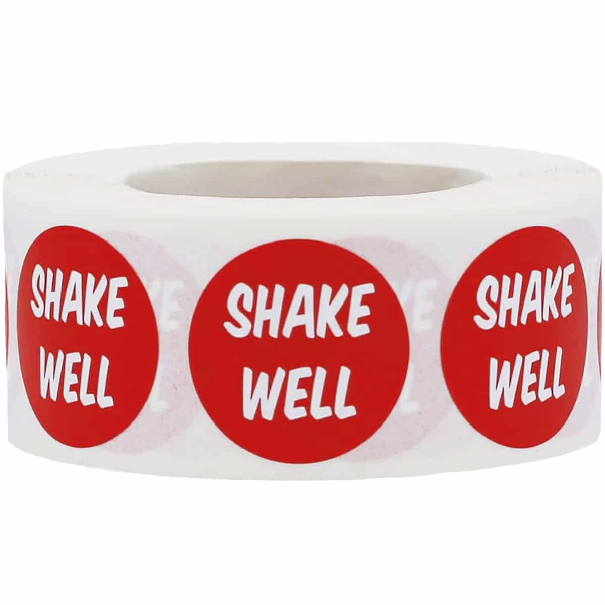 Shake Well Labels QTY 500 Shake Well Labels QTY 500