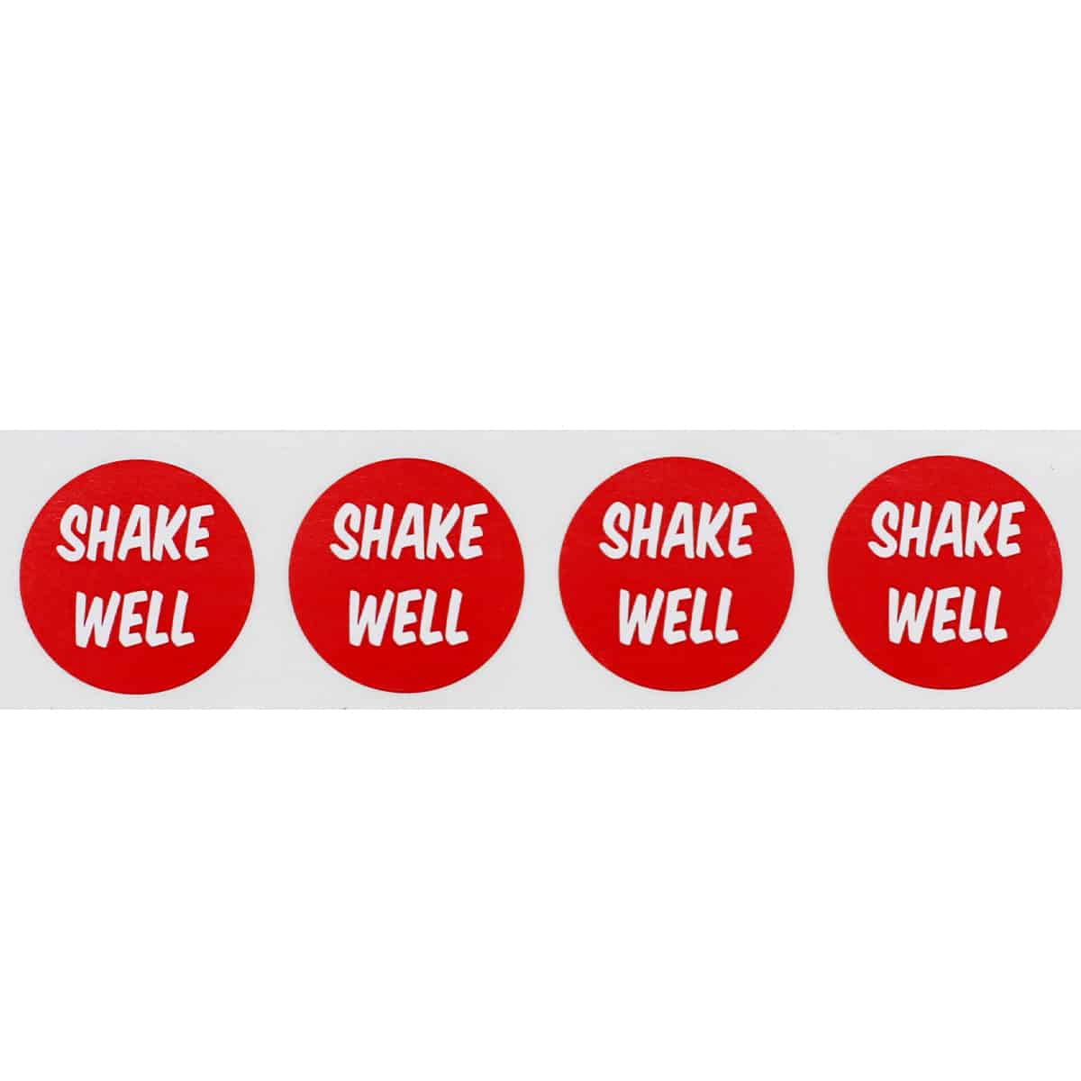 Shake Well Labels QTY 500 Shake Well Labels QTY 500