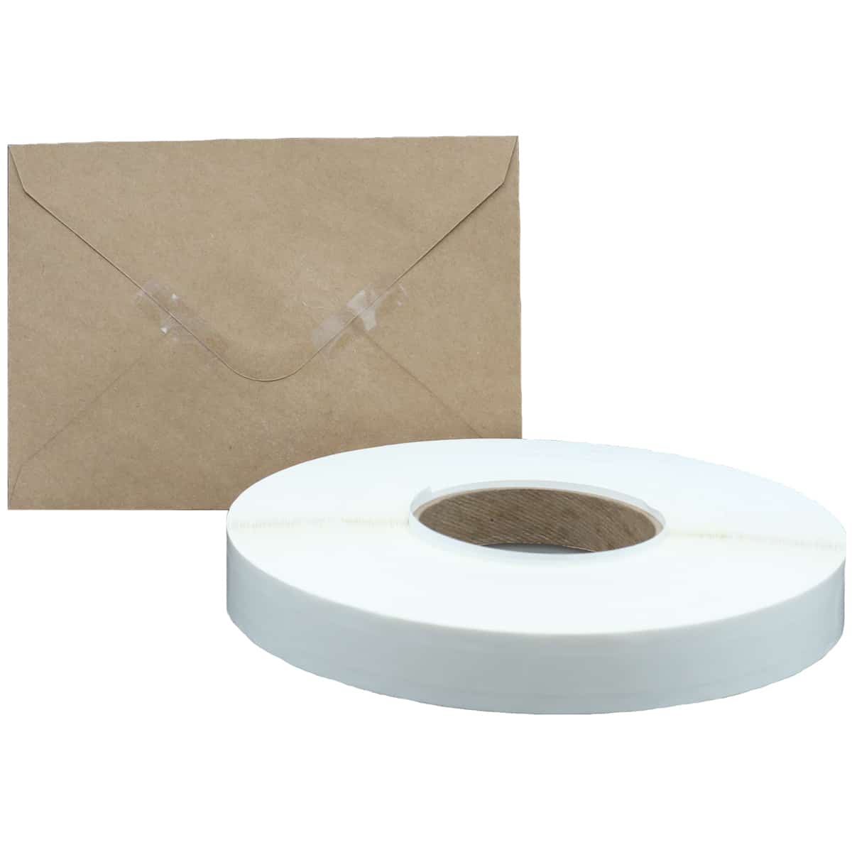 Small Ultra Clear Wafer Seals .5" x 1.5" Rectangle 5000 Count