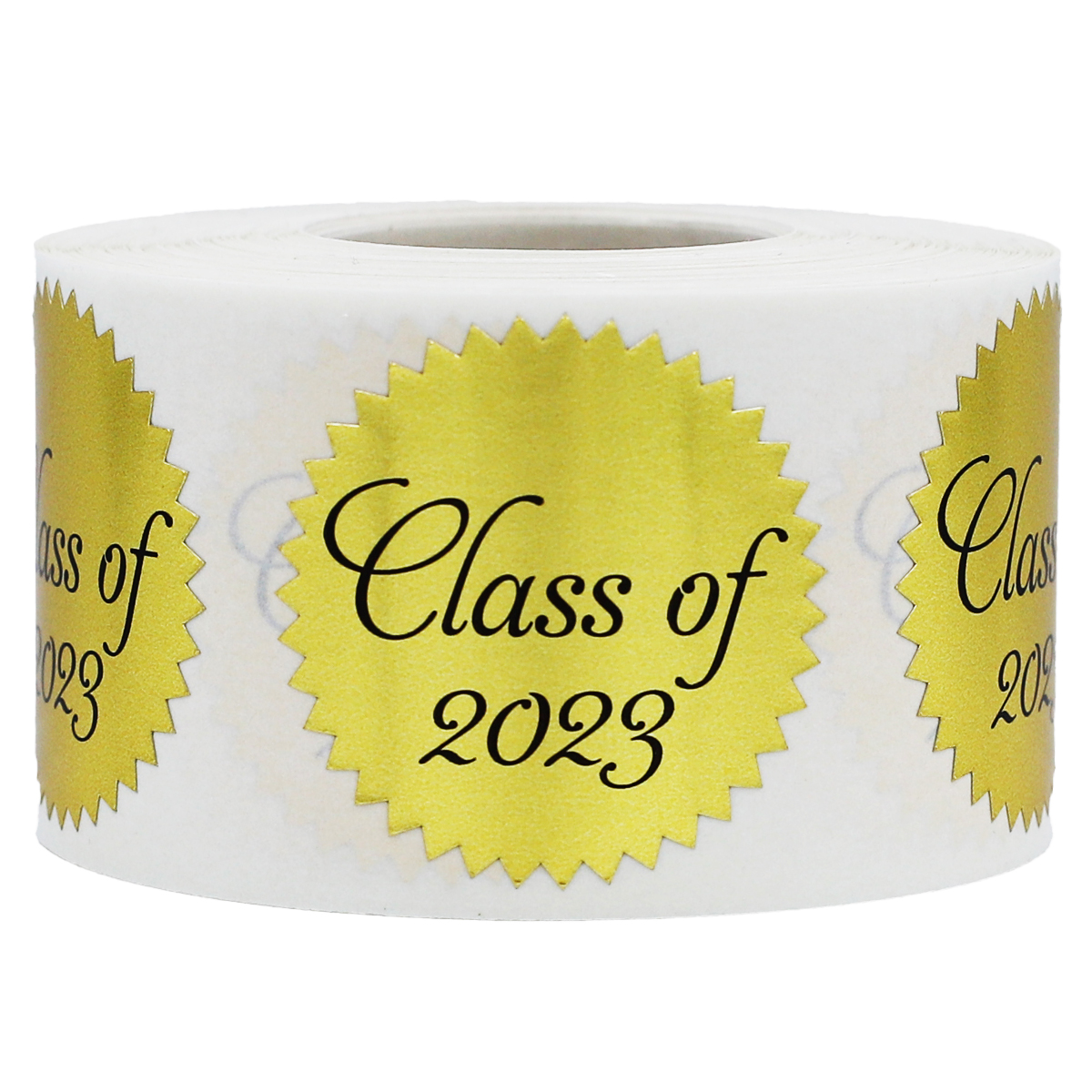 Metallic Class of 2023 Stickers 1.5" Seals QTY 500 Metallic Class of 2023 Stickers 1.5" Seals QTY 500