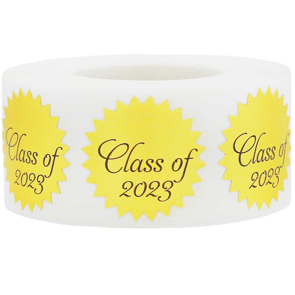 Metallic Class of 2023 Stickers 1" Seals QTY 500 Metallic Class of 2023 Stickers 1" Seals QTY 500