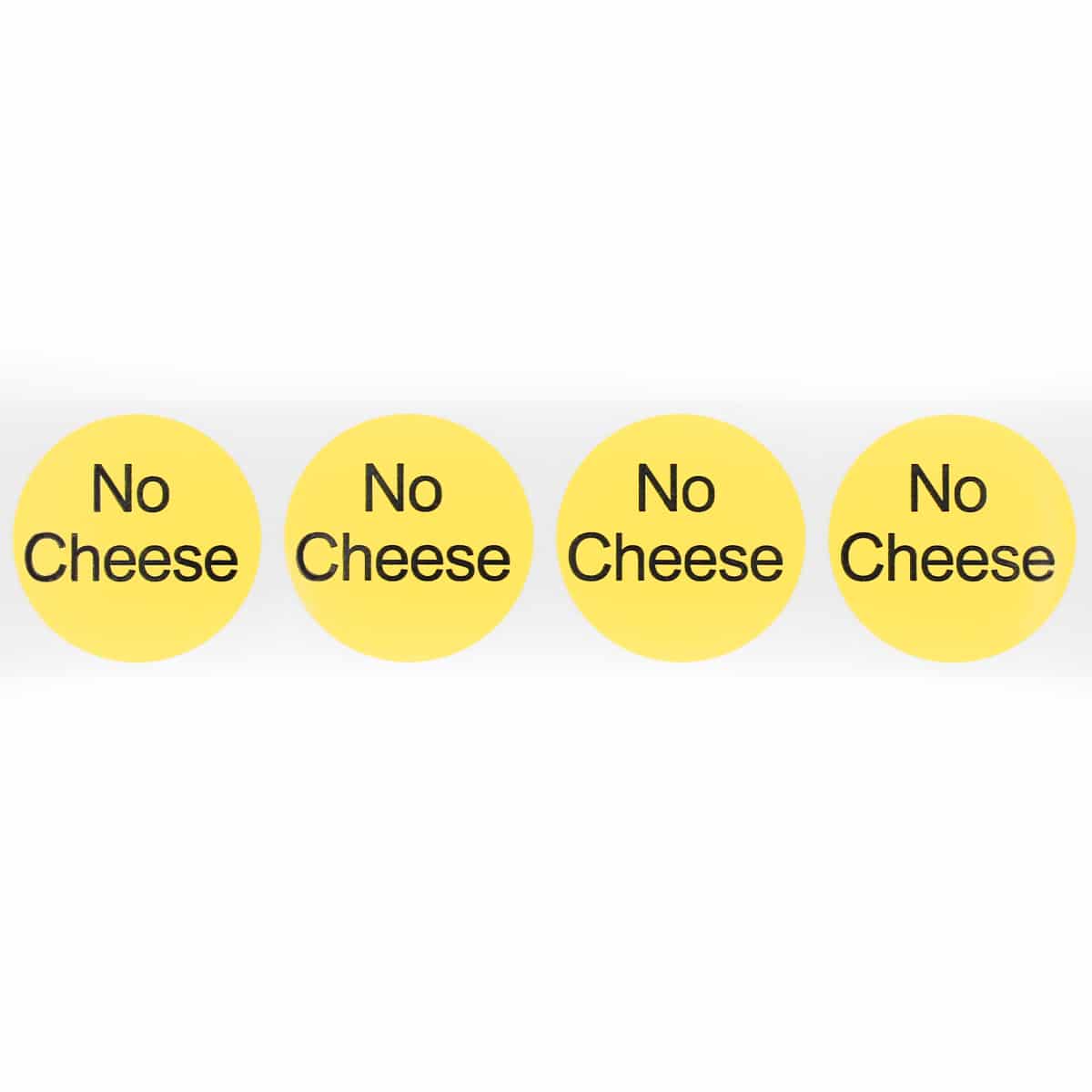 No Cheese Deli Labels QTY 500 No Cheese Deli Labels QTY 500