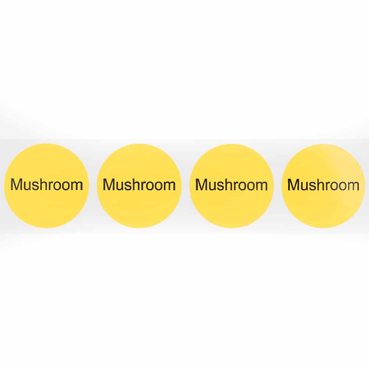 Mushroom Deli Labels QTY 500 Mushroom Deli Labels QTY 500