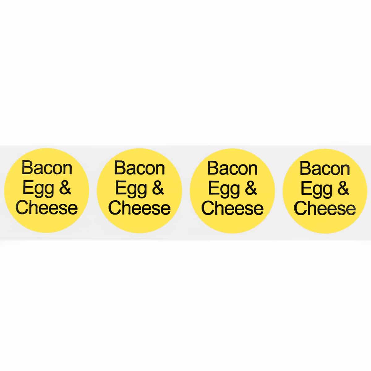 Bacon Egg and Cheese Deli Labels QTY 500 Bacon Egg and Cheese Deli Labels QTY 500