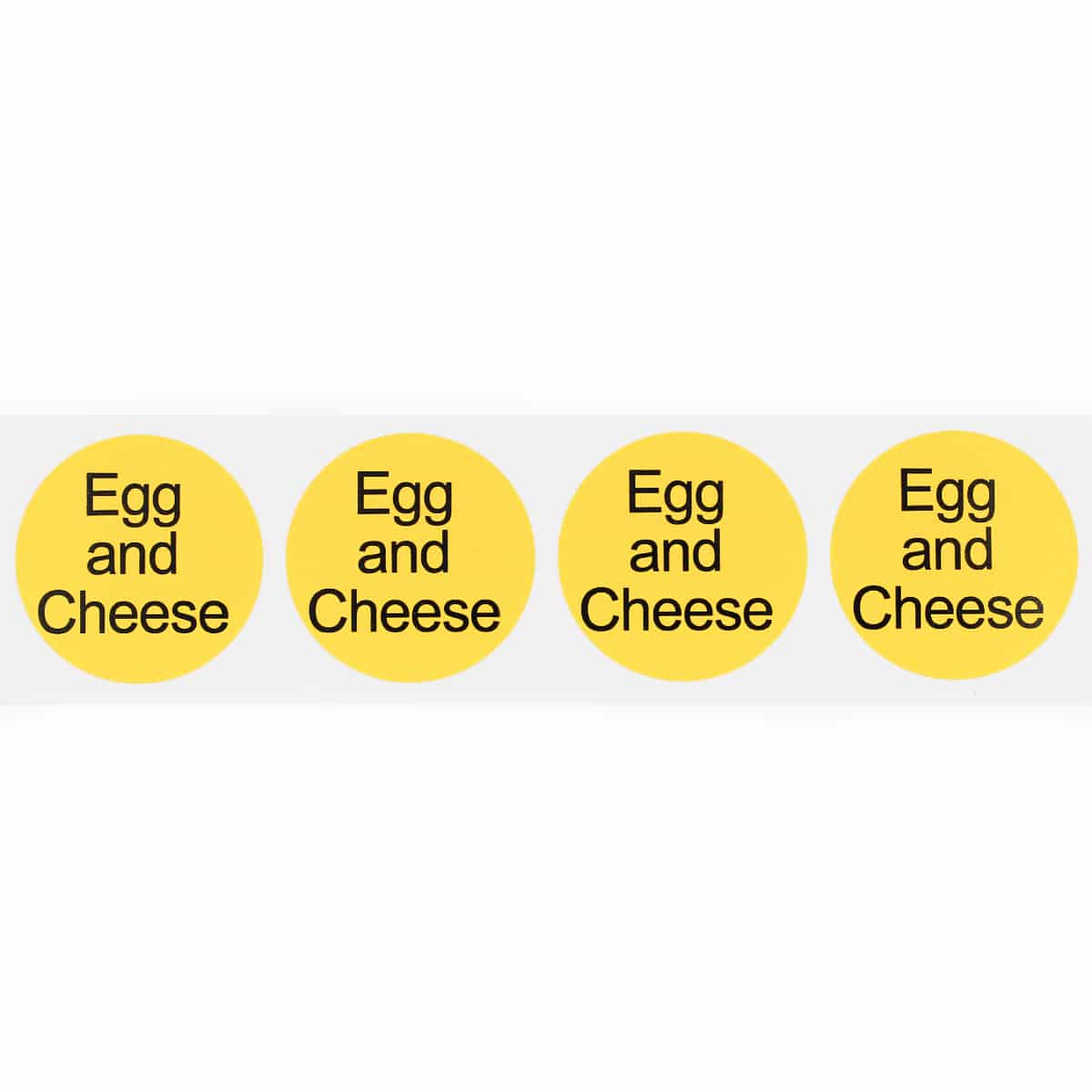 Egg and Cheese Deli Labels QTY 500 Egg and Cheese Deli Labels QTY 500
