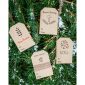 Natural Kraft Boho Style Christmas Gift Tags
