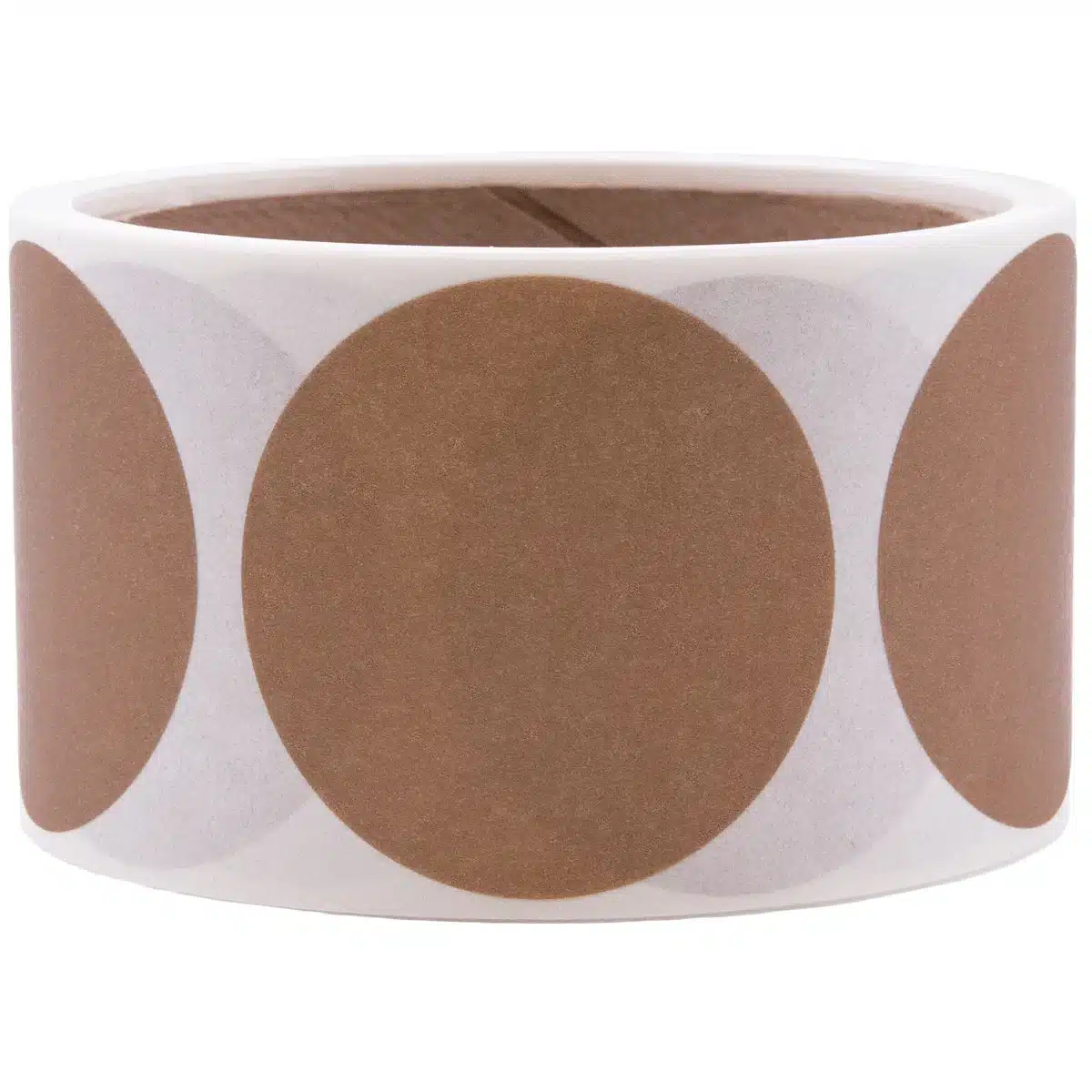 Blank Dissolvable Kraft Labels 2" Round QTY 500