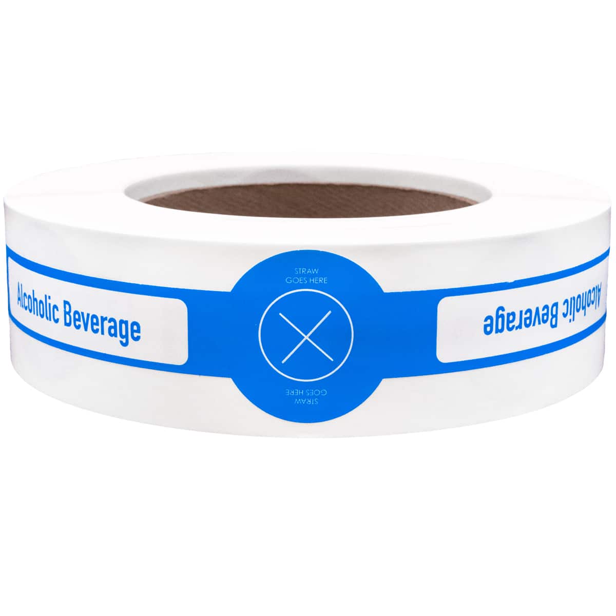 Alcohol Tamper To-Go Drink Lids and Straws Labels | 10" Long