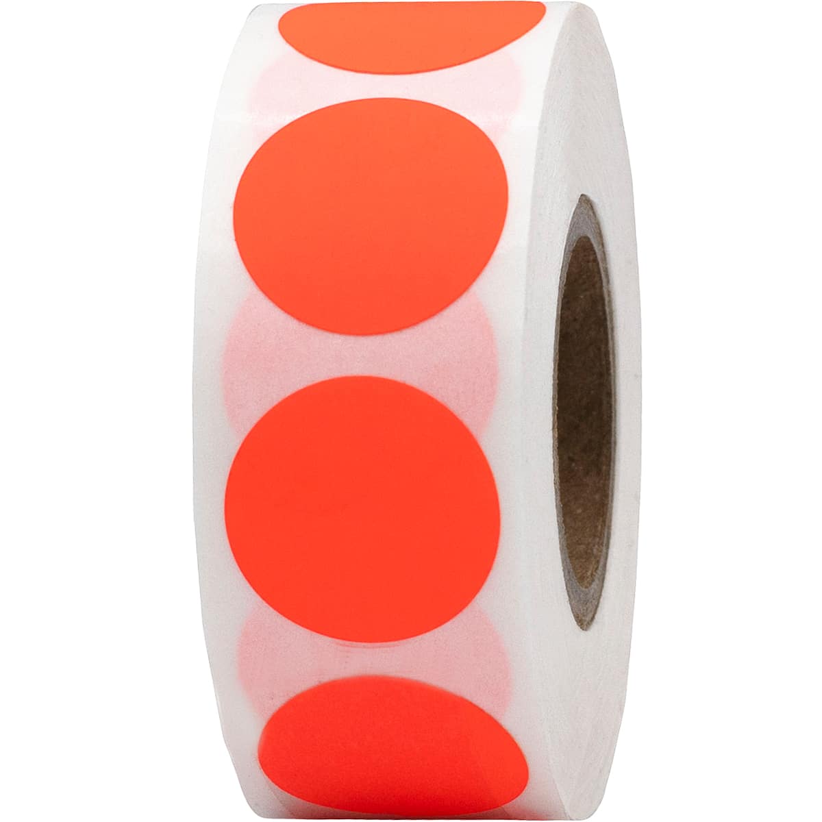 Fluorescent Color Labels 3/4" Round QTY 500 Fluorescent Color Labels 3/4" Round QTY 500