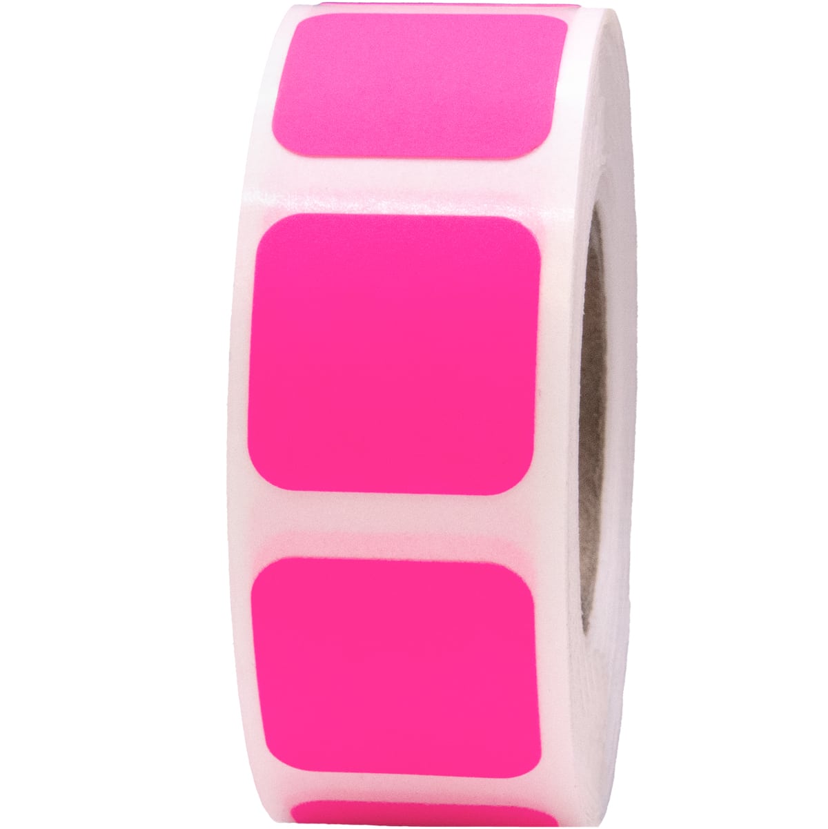 Fluorescent Color Labels 3/4" Square QTY 500 Fluorescent Color Labels 3/4" Square QTY 500